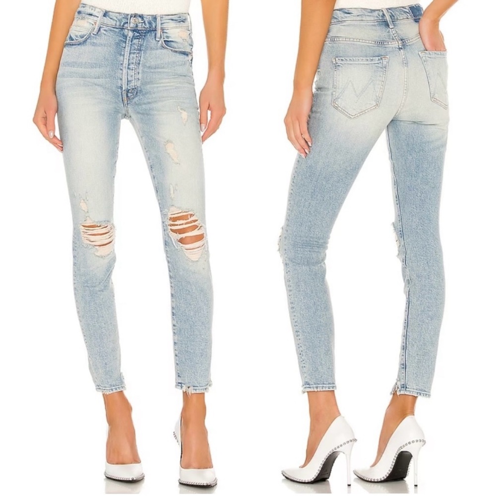 Mother Superior The Super Stunner Ankle Jeans Wash Say Amen Again Size 26
